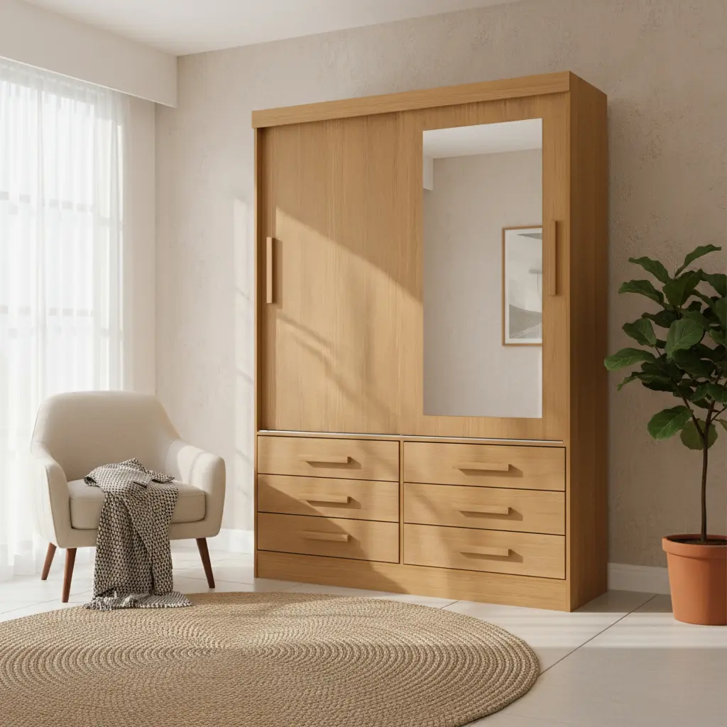 Guarda-roupa D'Doro Meridian 2 Portas — Cinamomo