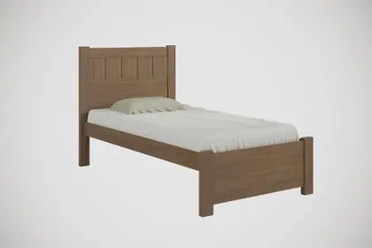 Cama de Solteiro D'Doro Primícia — Castanho