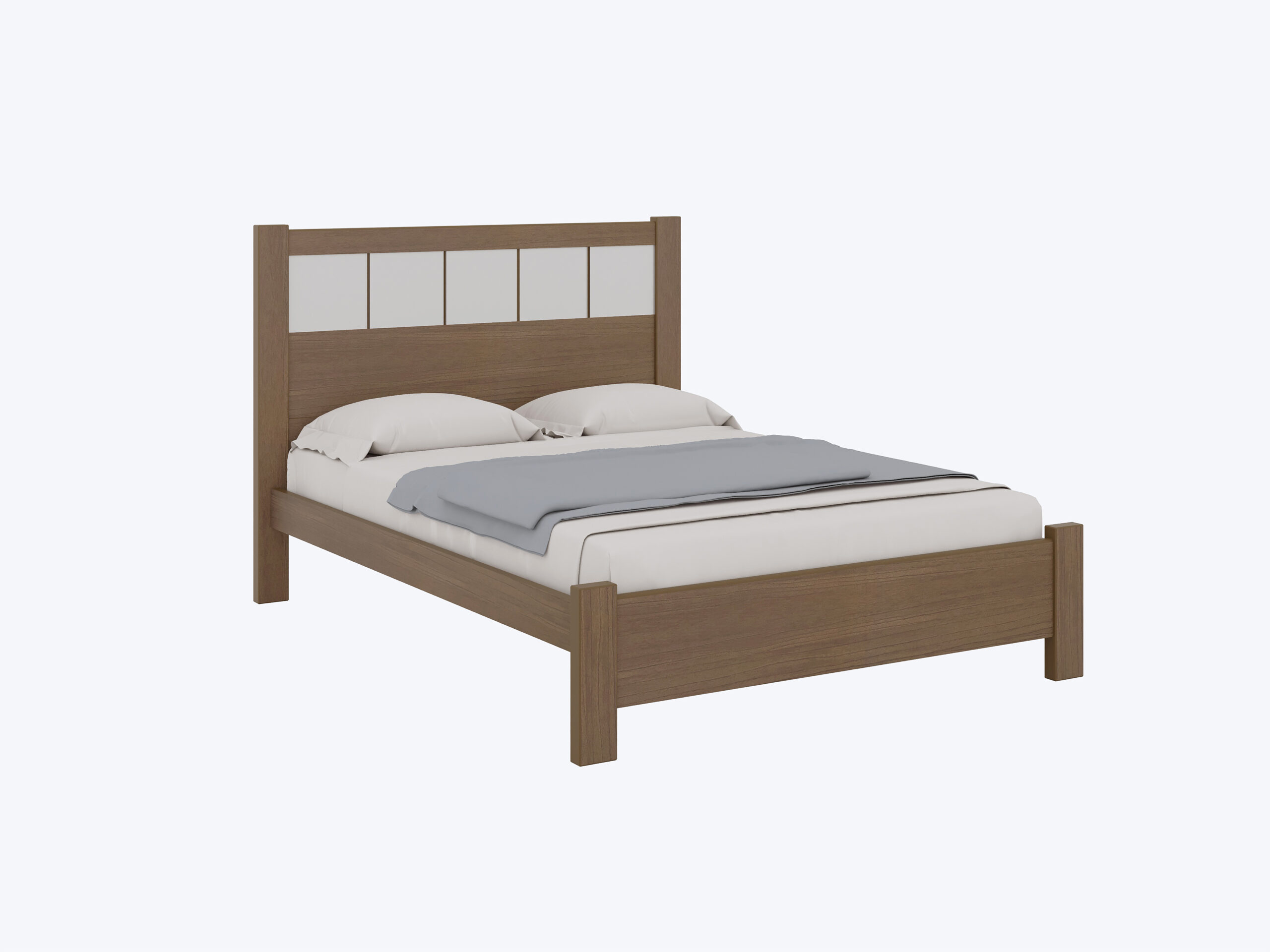 Cama de Casal D'Doro Primícia — Castanho / Off-White