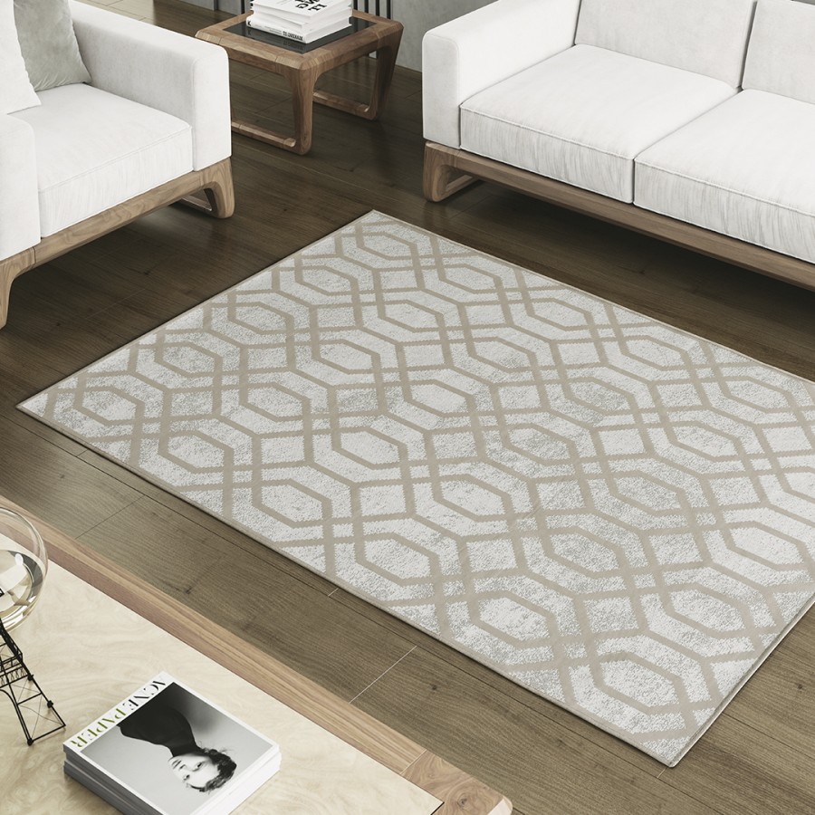 Tapete Adomes Moscou 1,50m x 2,0m — Bege