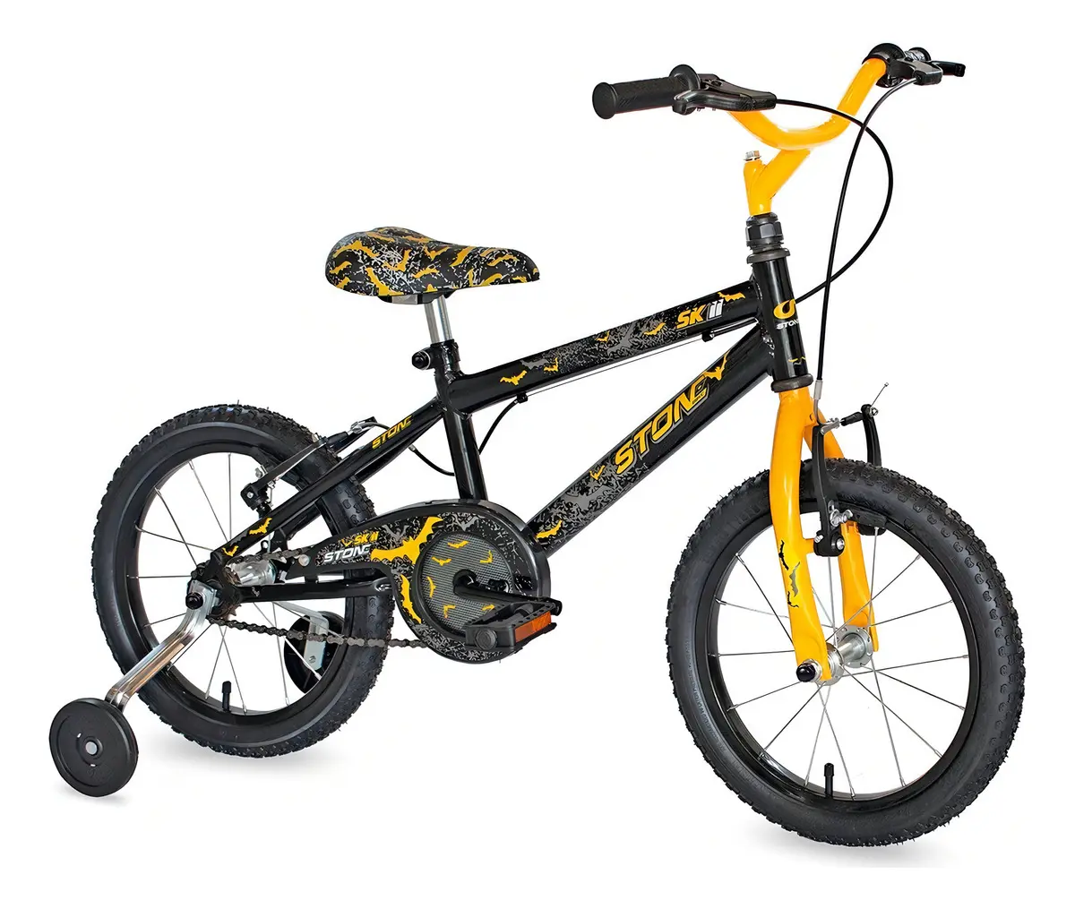 Bicicleta Stone Bike - Aro 16 — Preto / Amarelo
