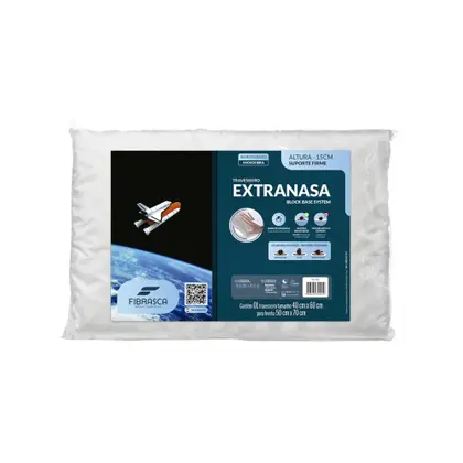 Travesseiro Fibrasca Extra Nasa — Branco