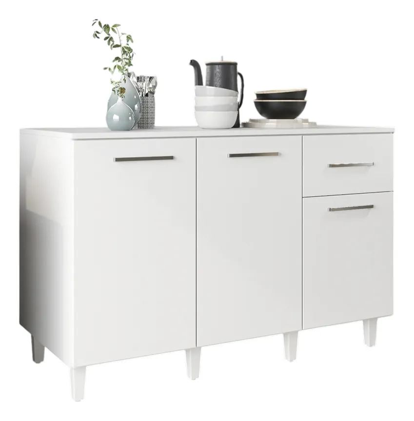 Balcão Paraná Larissa Pop 1,20m — Branco