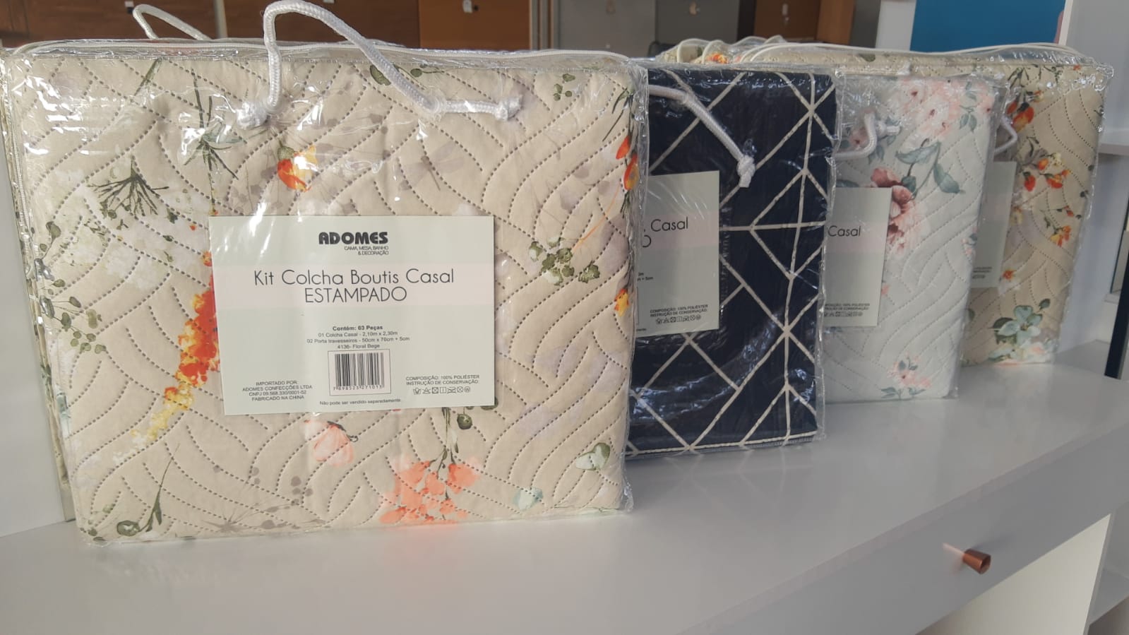 Cobre Leito Adomes Casal — Cores Diversas