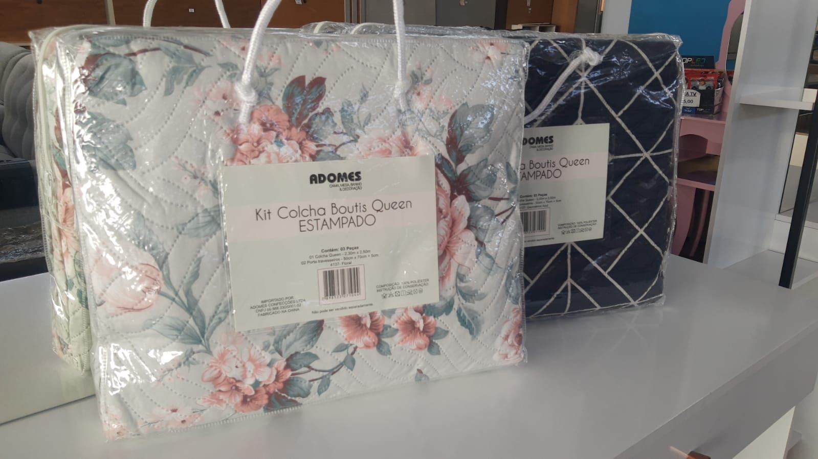 Cobre Leito Adomes Queen — Cores Diversas