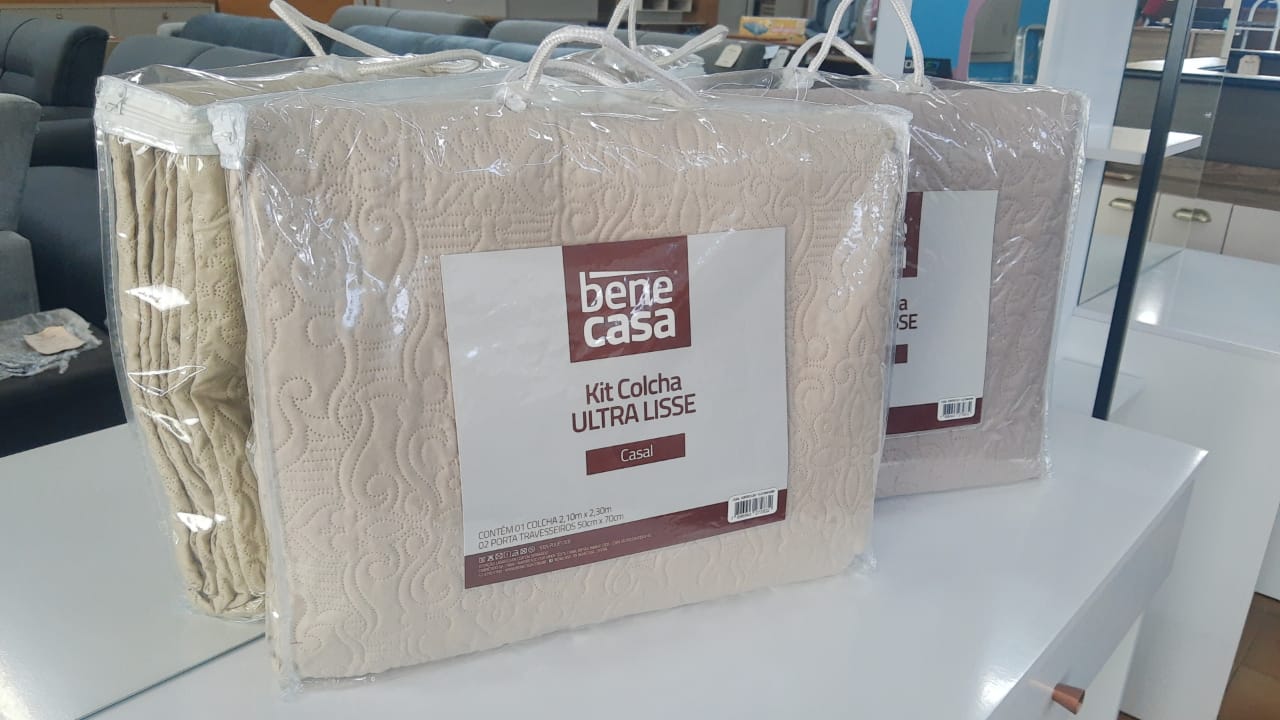 Cobre Leito Hiper Textil Ultra Lisse Casal — Cores Diversas