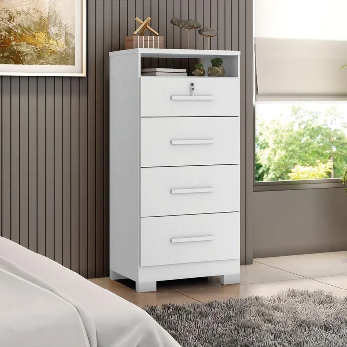 Cômoda Zanzini New Primordial — Branco