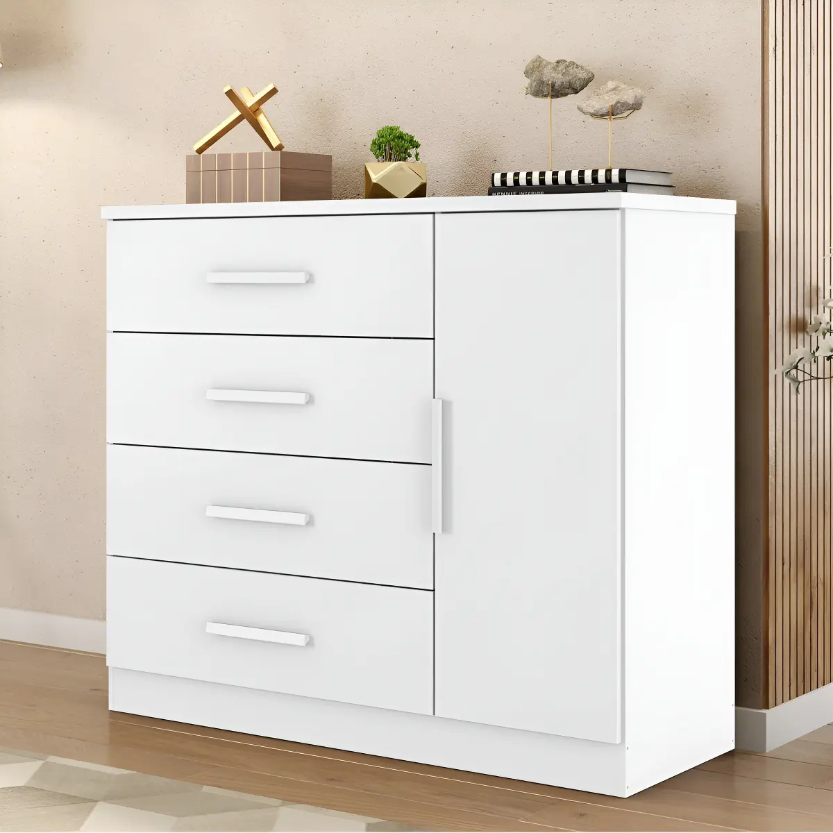 Cômoda Zanzini Gênova Sapateira — Branco