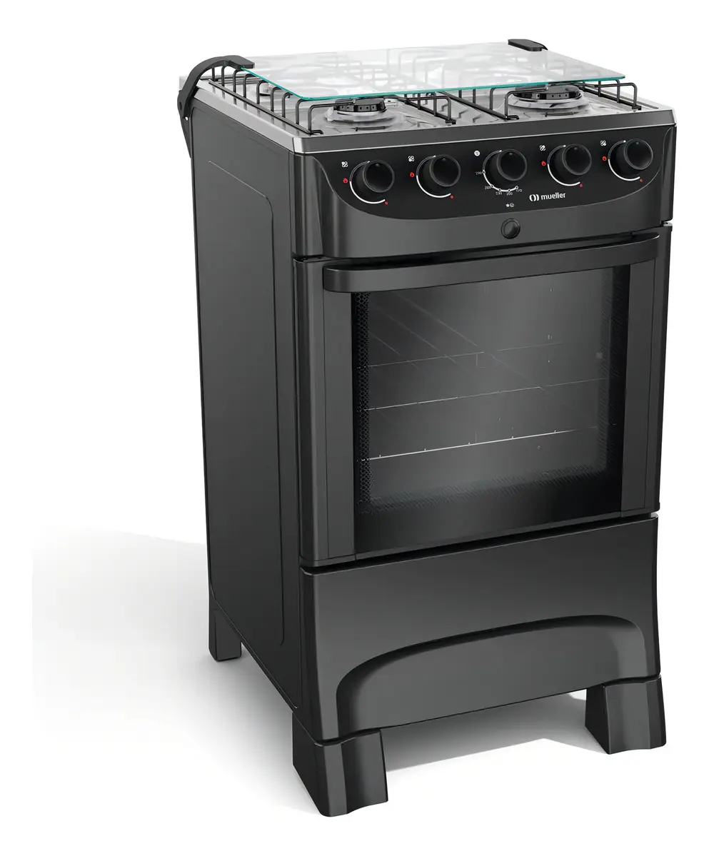 Fogão Mueller Fratello 4 Bocas MF14BB — Preto