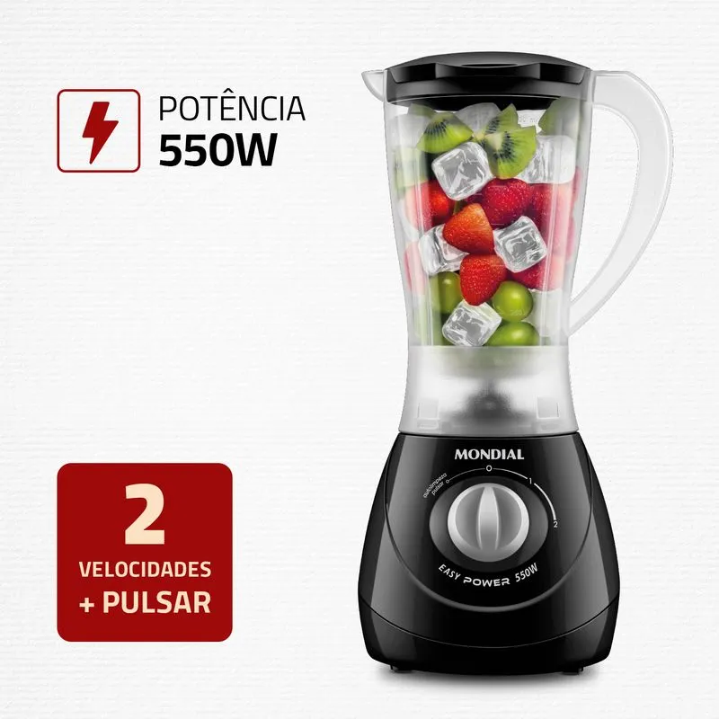Liquidificador Mondial L-550 550w — 127V