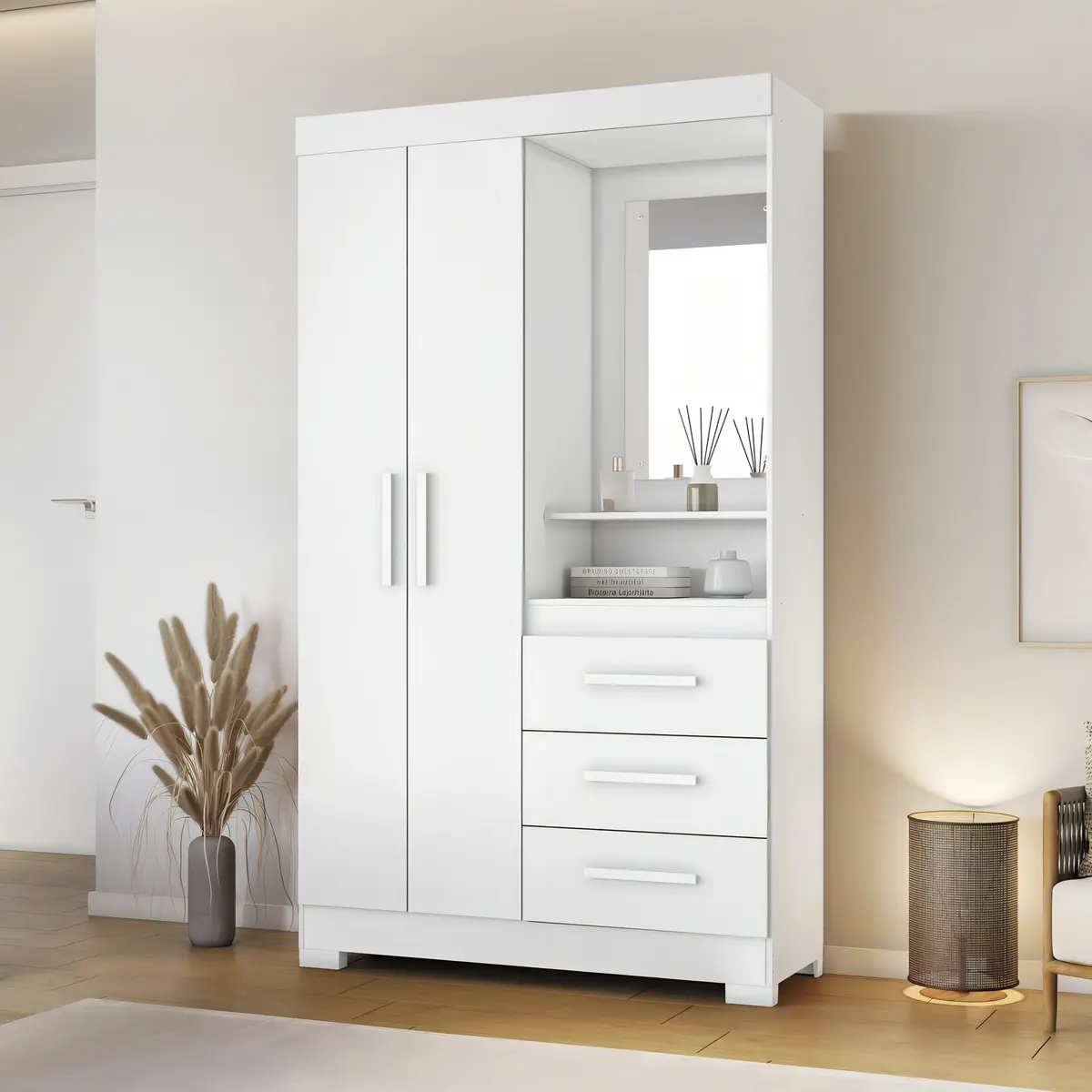 Guarda Roupa Solteiro Notável 6020 — Branco