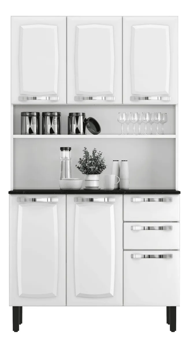 Kit de Cozinha Itatiaia Pratika 1,05m — Branco
