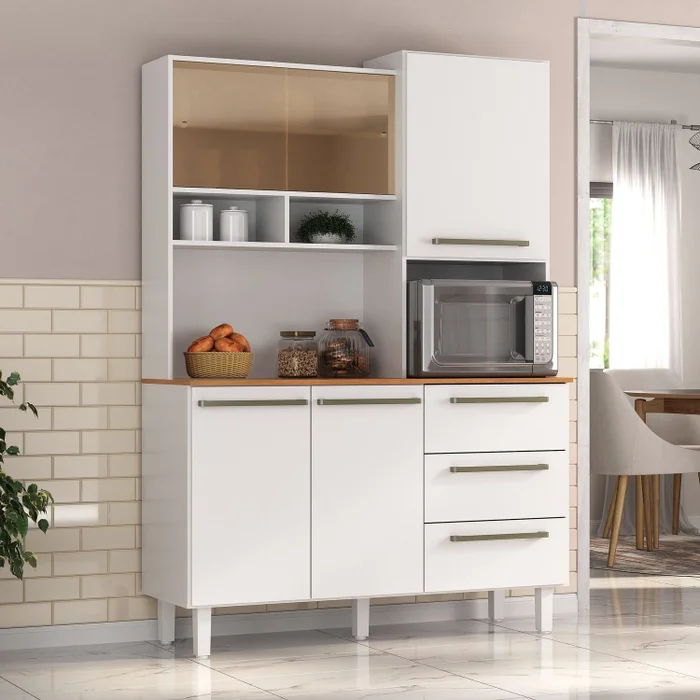 Kit de Cozinha Zanzini Absoluto 5 portas — Branco