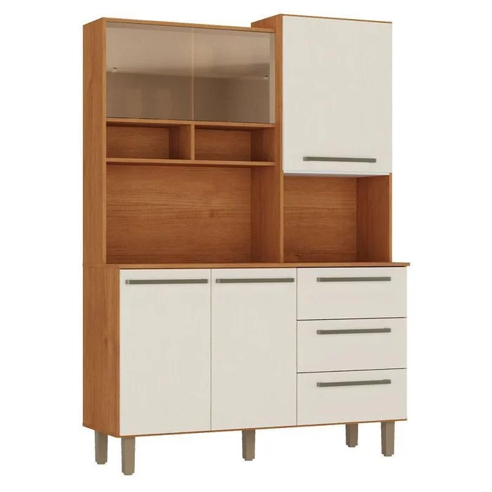 Kit de Cozinha Zanzini Absoluto 5 portas — Cinamomo/Areia