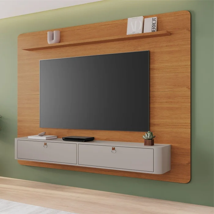 Painel JCM Arcos Para TV de Até 65' — Cinamomo Off White