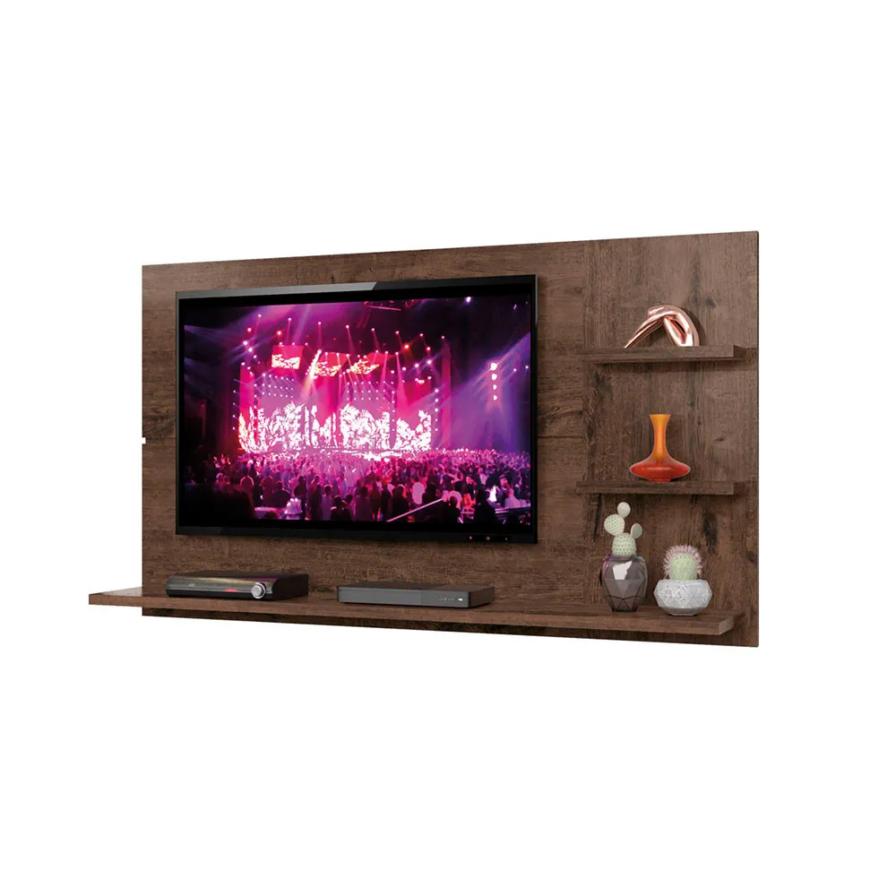 Painel Zanzini New Clean 1,60m Para TV de Até 49' — Jacarandá