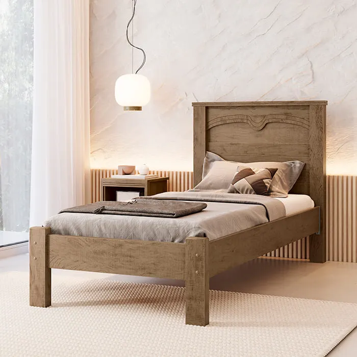 Cama de Solteiro Fênix Amsterdã — Legno
