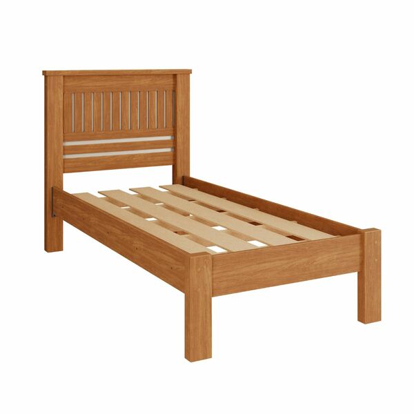 Cama de Solteiro Fênix Mônaco — Nature/off white