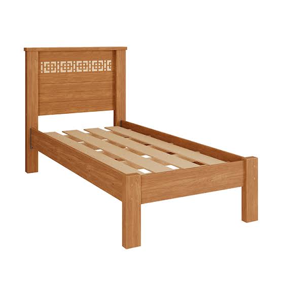 Cama de Solteiro Fênix Dubai — Nature/off white