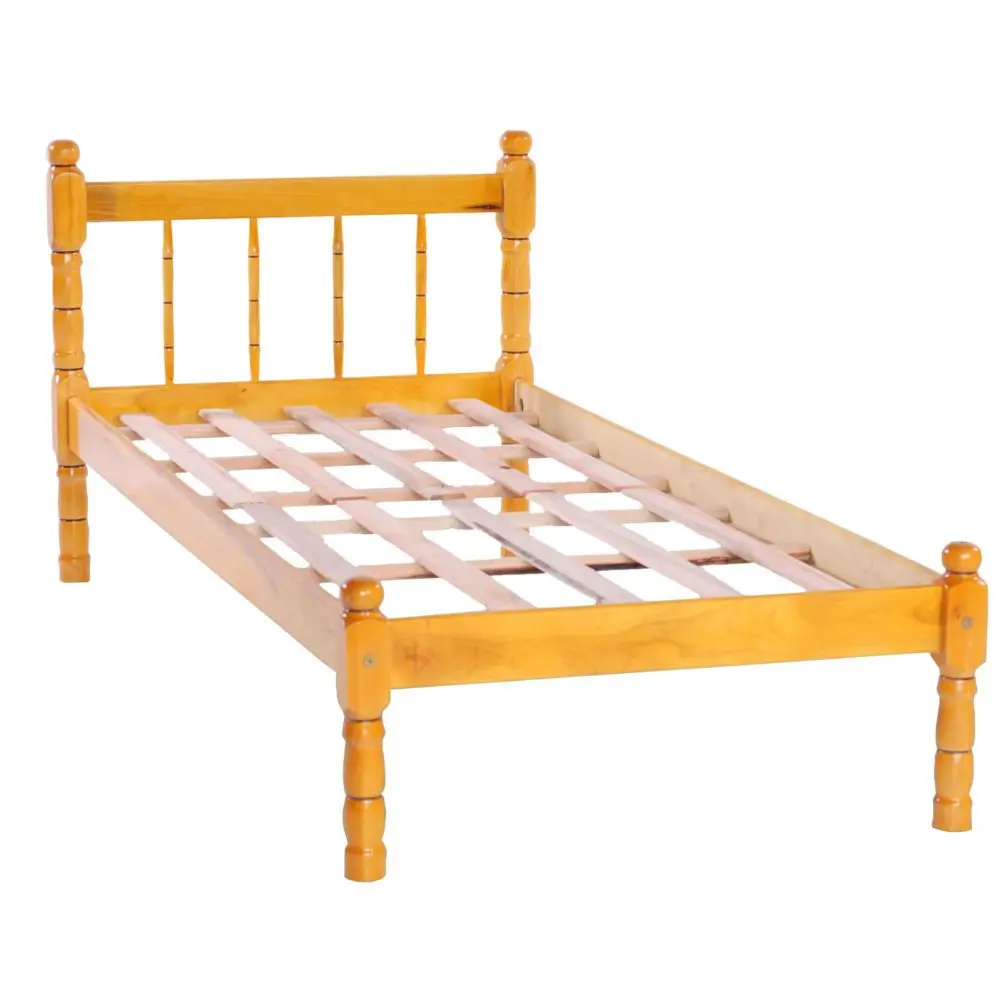 Cama de Solteiro Rubim 8x8 88cm — Marfim