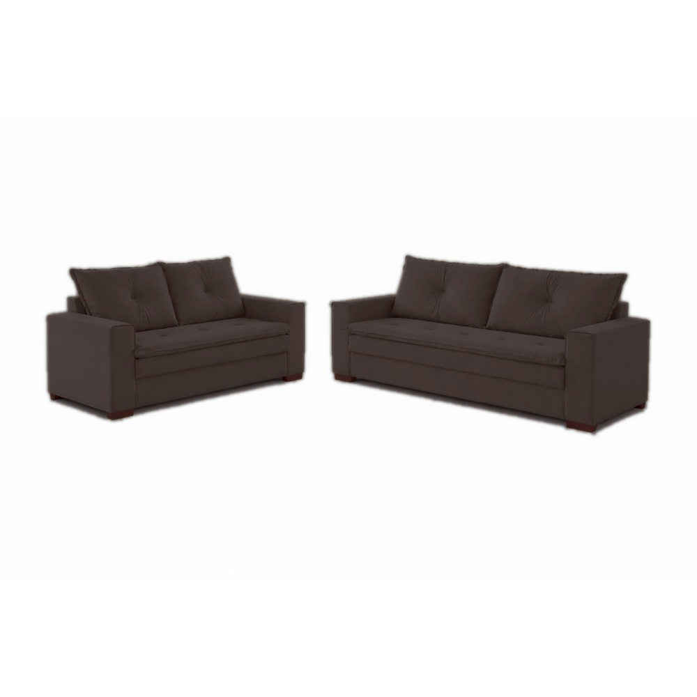 Conjunto de Sofá Lufer 3055 3.2 Lugares Florianópolis — 2156