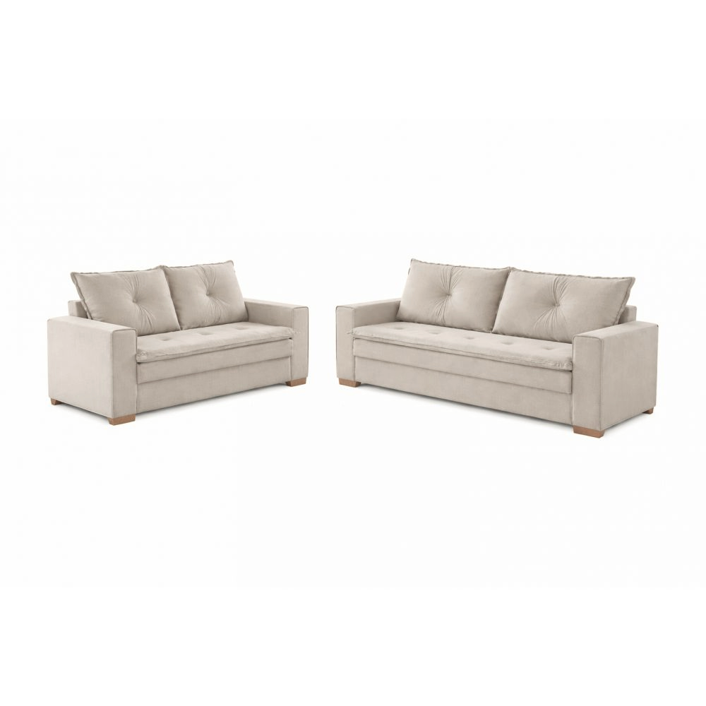 Conjunto de Sofá Lufer 3055 3.2 Lugares Florianópolis — 2137