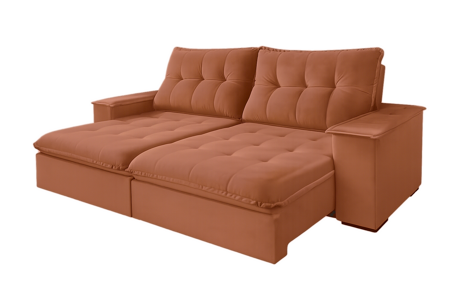 Conjunto de Sofá Lufer 6032 Retrátil Guaxupé — 2149