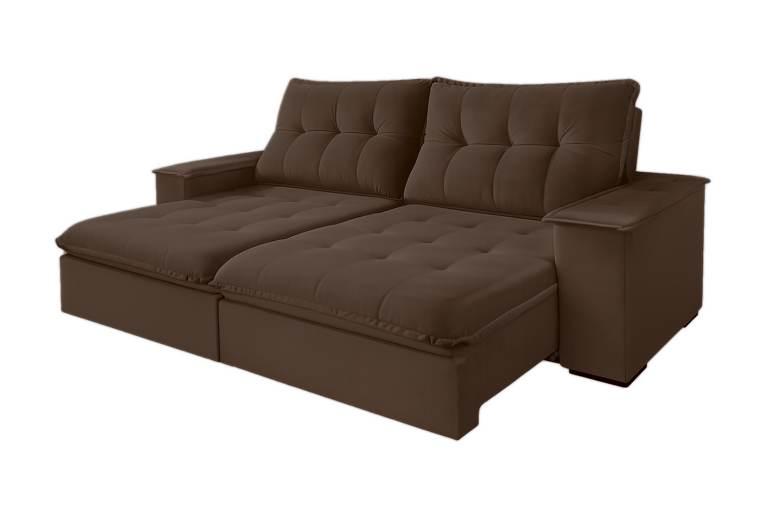 Conjunto de Sofá Lufer 6032 Retrátil Guaxupé — 2148
