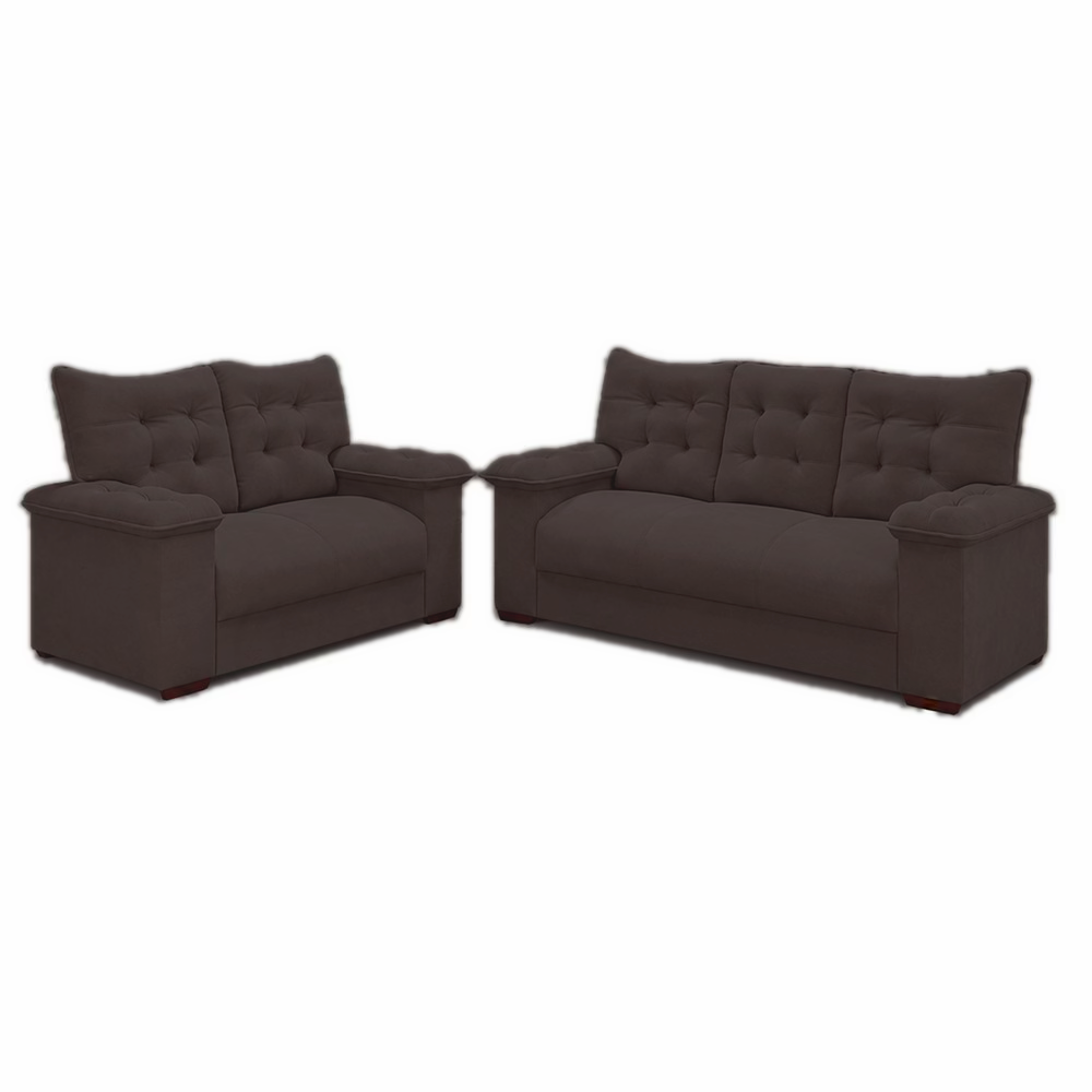 Conjunto de Sofá Lufer 3040 3.2 Lugares Leblon — 2156