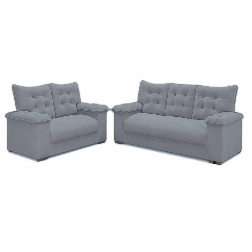 Conjunto de Sofá Lufer 3040 3.2 Lugares Leblon — 2155