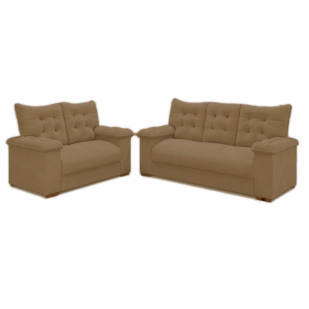 Conjunto de Sofá Lufer 3040 3.2 Lugares Leblon — 2154