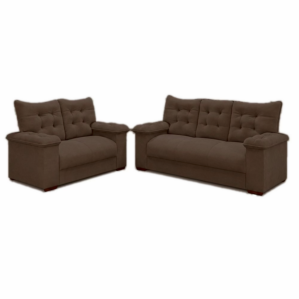 Conjunto de Sofá Lufer 3040 3.2 Lugares Leblon — 2148