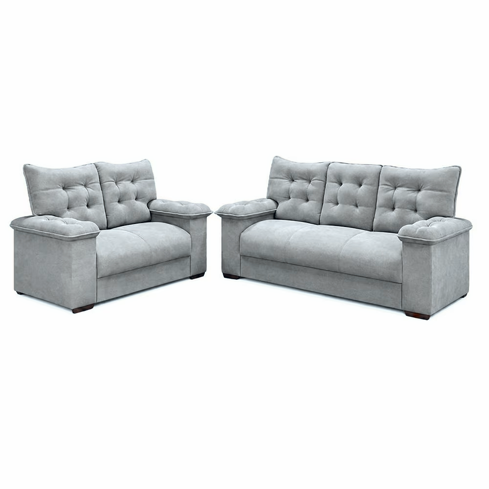 Conjunto de Sofá Lufer 3040 3.2 Lugares Leblon — 2138