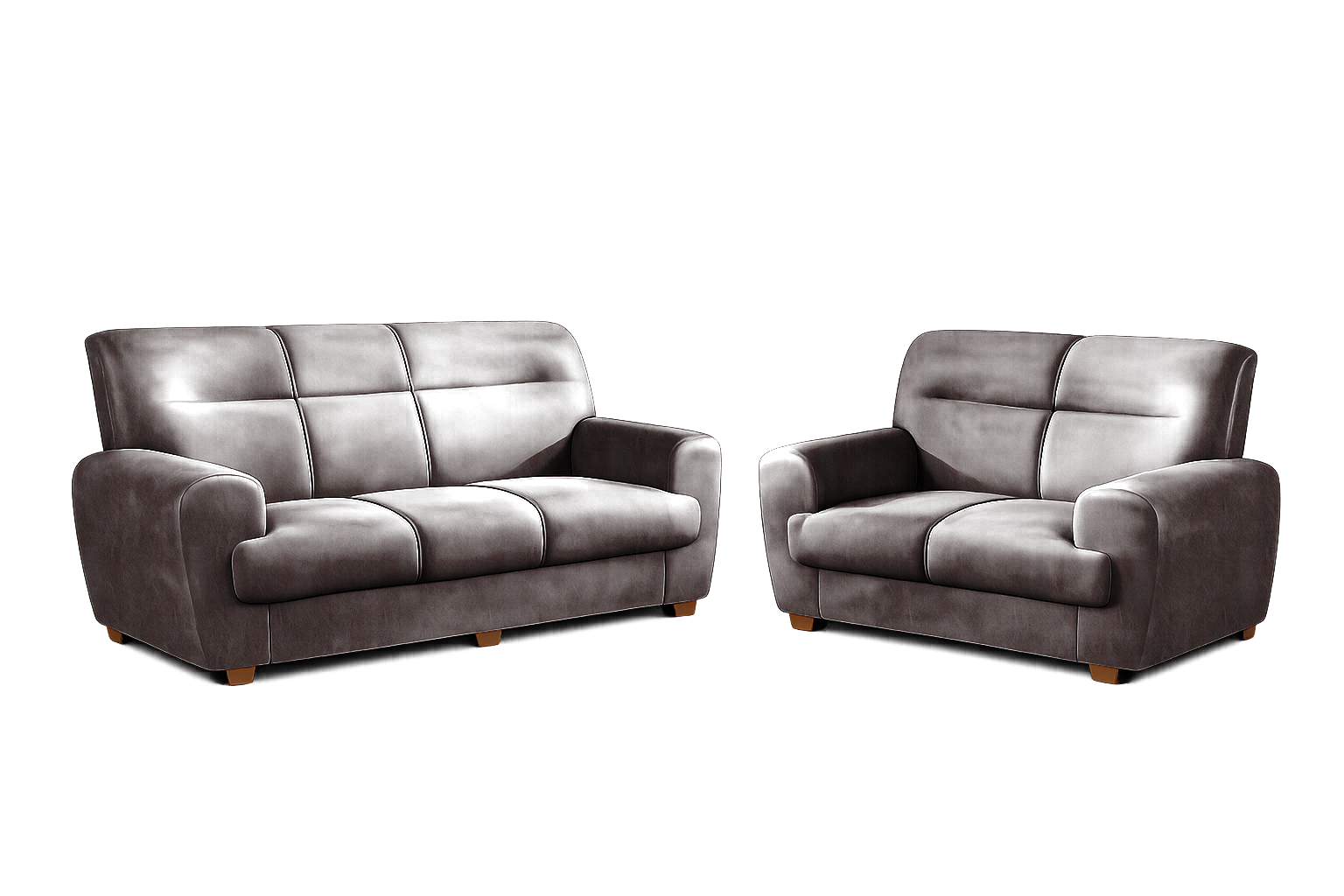 Conjunto de Sofá LeA Veneza 3.2 lugares Corvin — 509B