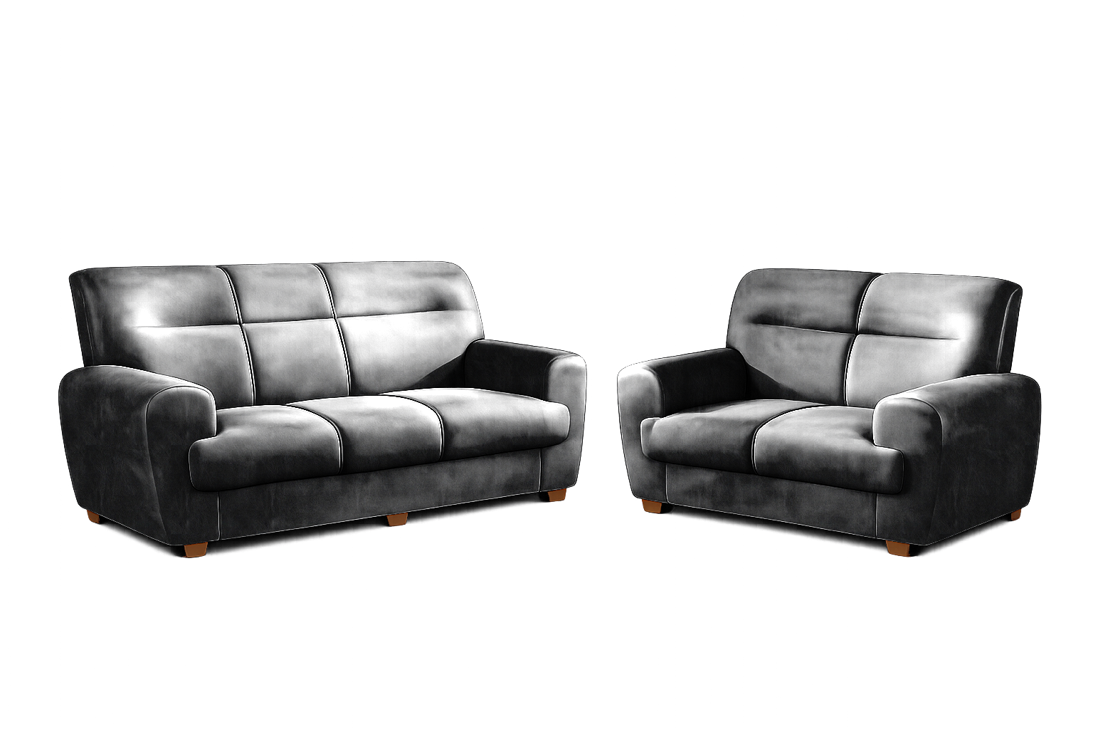 Conjunto de Sofá LeA Veneza 3.2 lugares Corvin — 508B