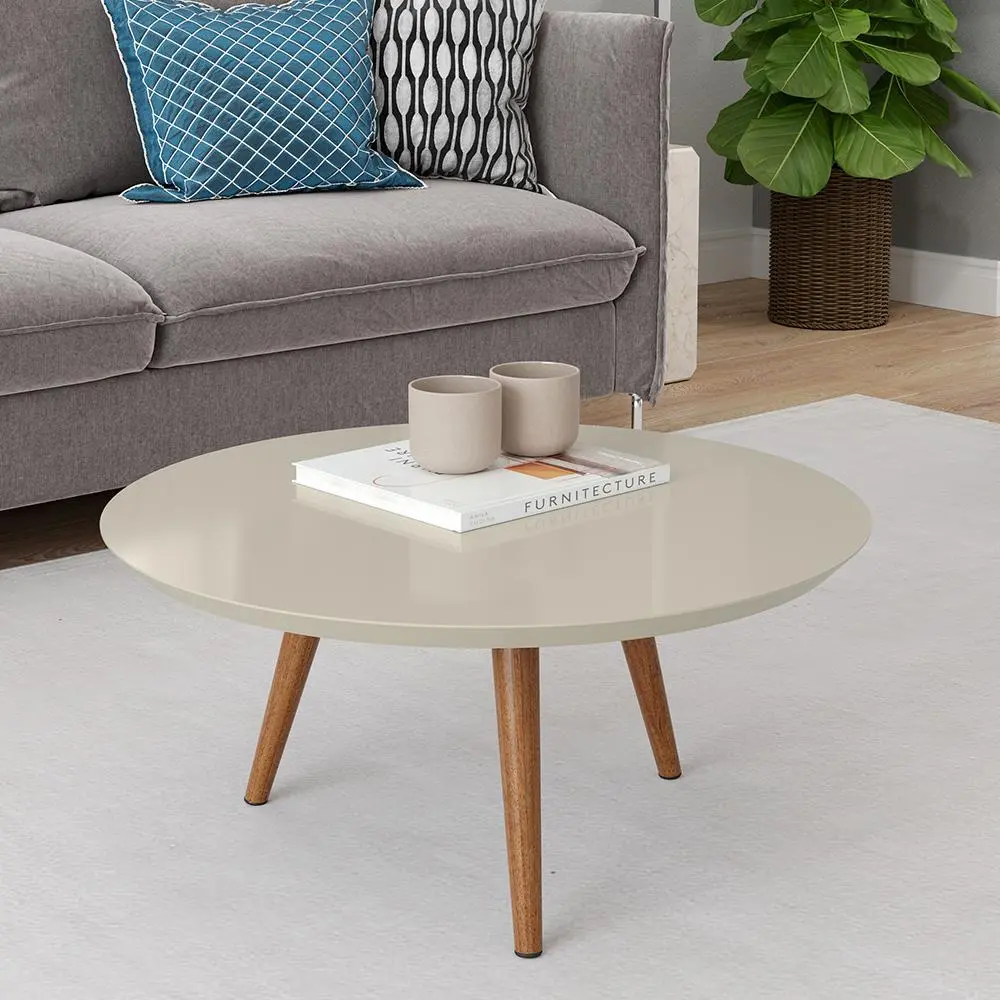 Mesa de Centro Patrimar Slim — Cinamomo/off white