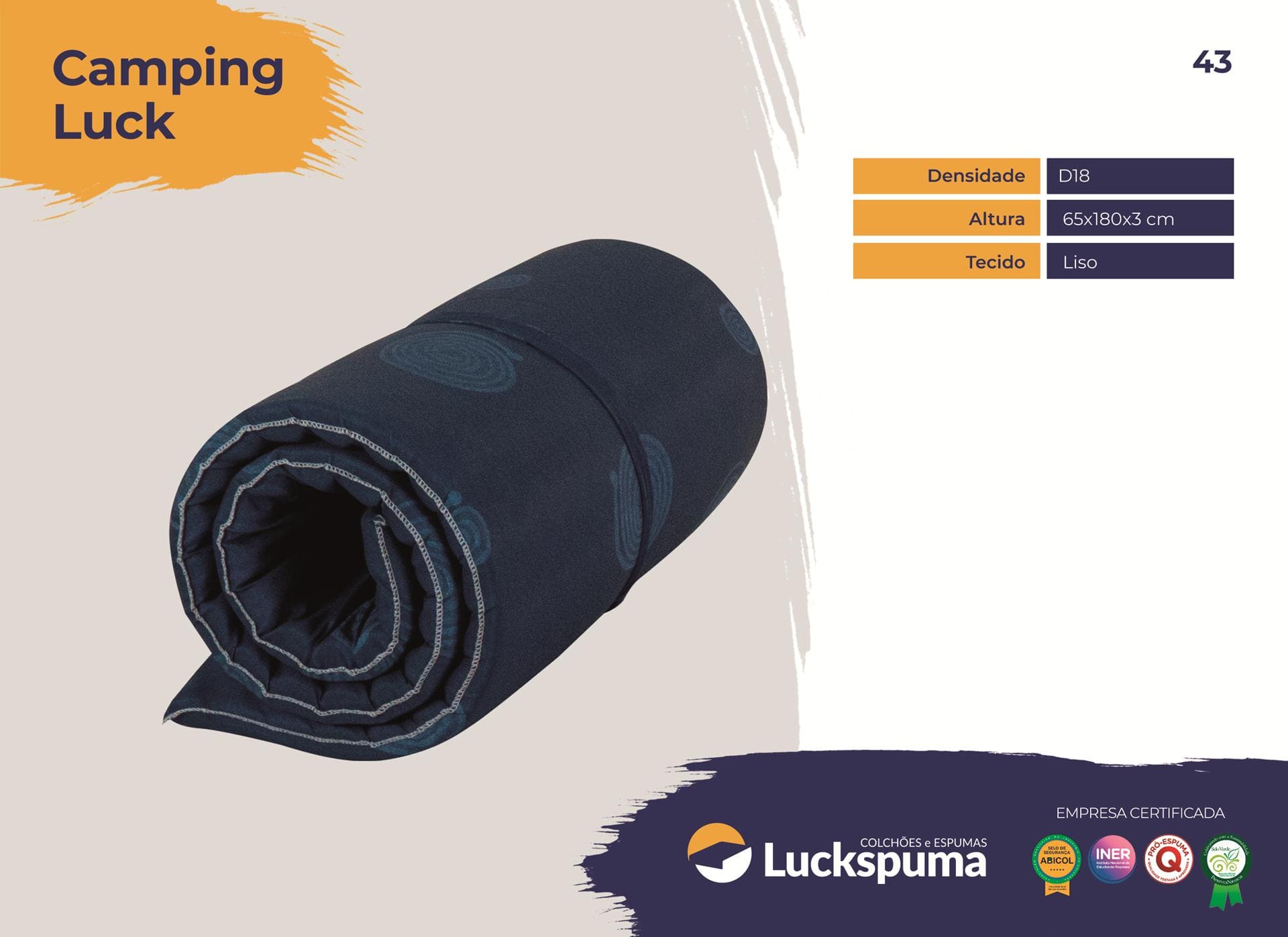 Colchonete Camping Luckspuma