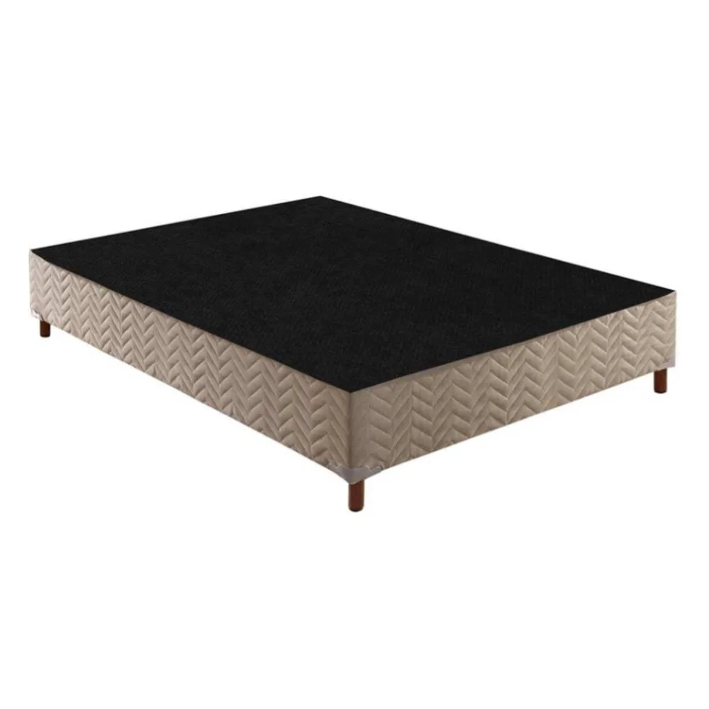 Base de Cama Box Casal Paropas 138x30 — Bege